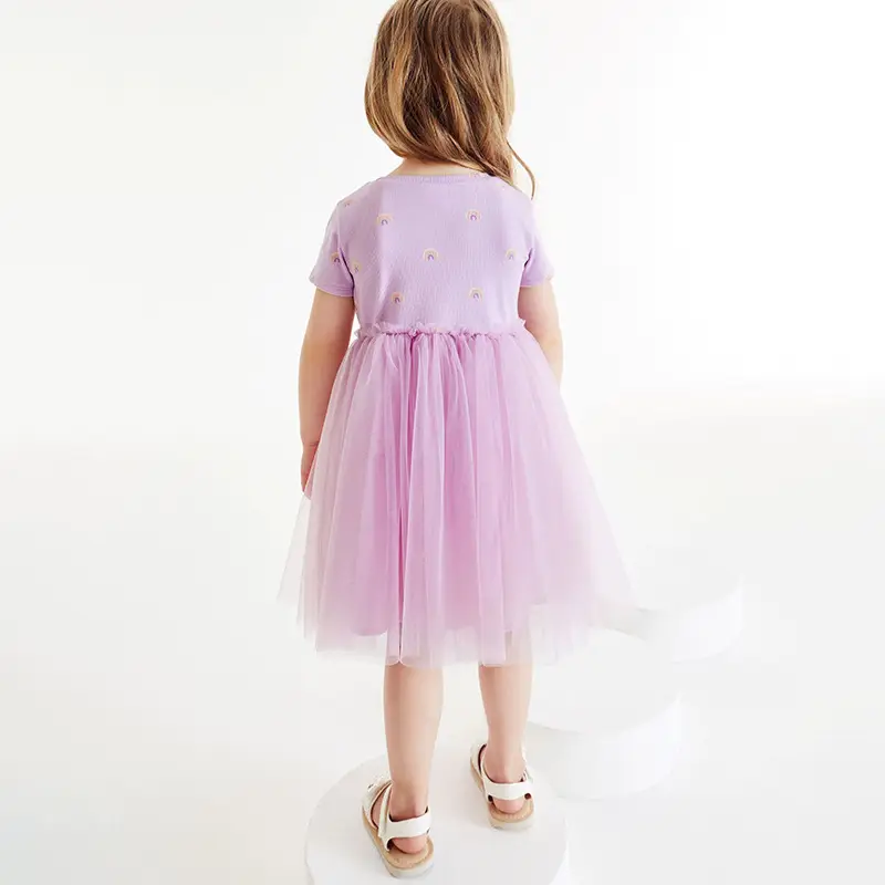 Little Maven Girls Pink Princess Dress Summer - Image 5