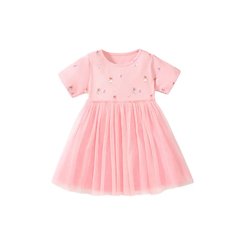 Little Maven Girls Pink Princess Dress Summer - Image 7