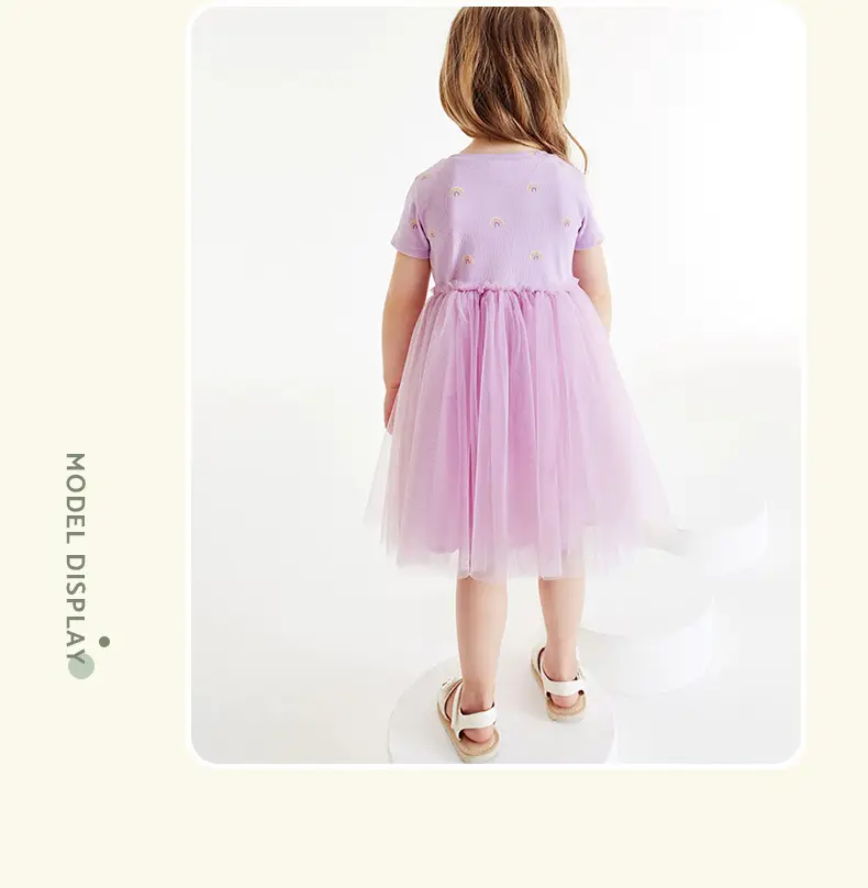 Little Maven Girls Pink Princess Dress Summer — feature 13