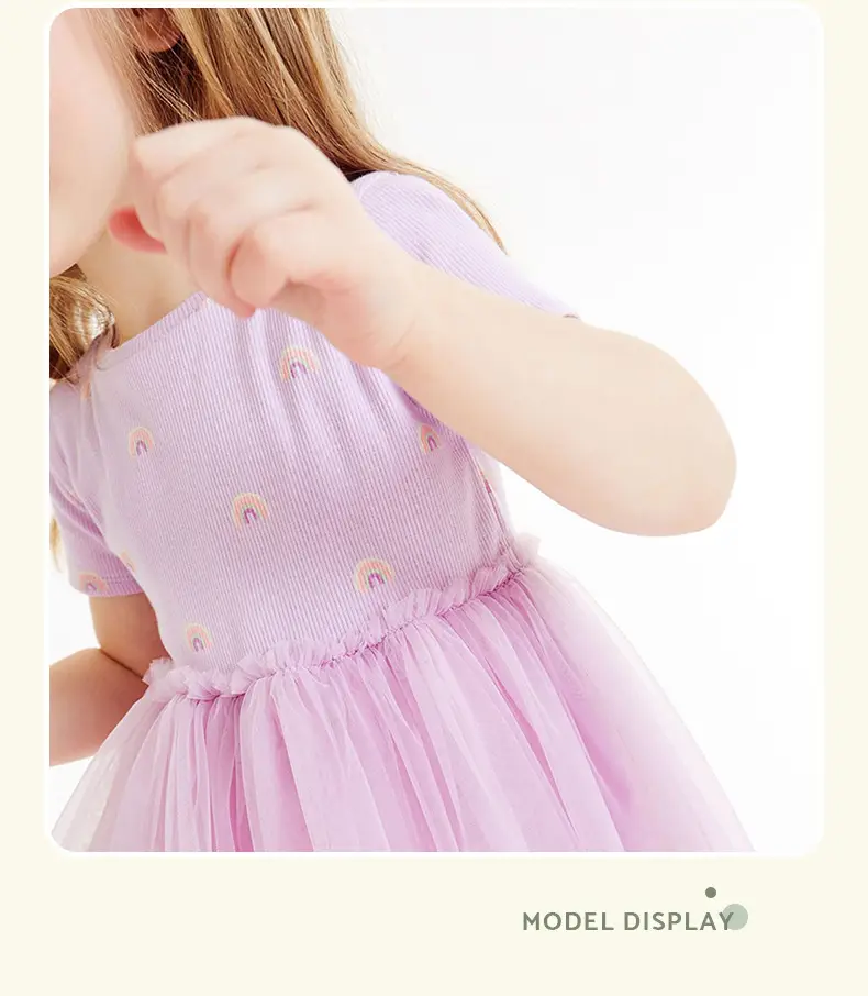 Little Maven Girls Pink Princess Dress Summer — feature 14