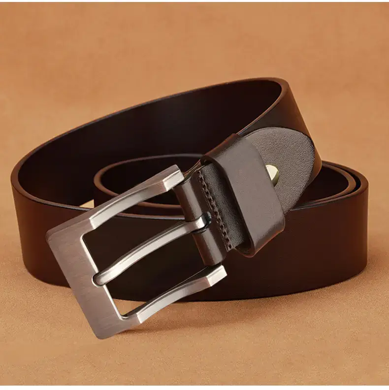 Retro Cowhide Belt Men's Pin Buckle Business Casual Belt β feature 13
