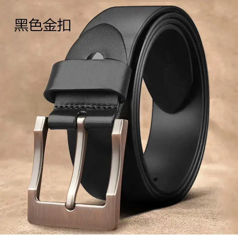 Retro Cowhide Belt Men's Pin Buckle Business Casual Belt β feature 14