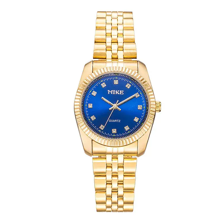 MK MIKE Gold Quartz Watch for Men Women Waterproof - Image 6