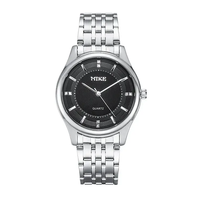 MK MIKE Men's Quartz Steel Band Watch