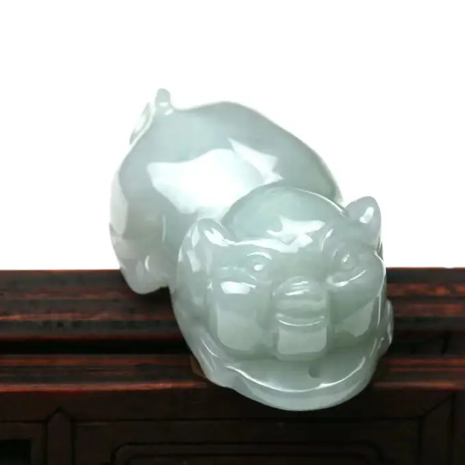 Guan Yu Jade Pendant Three-Dimensional Zodiac Pig - Image 3