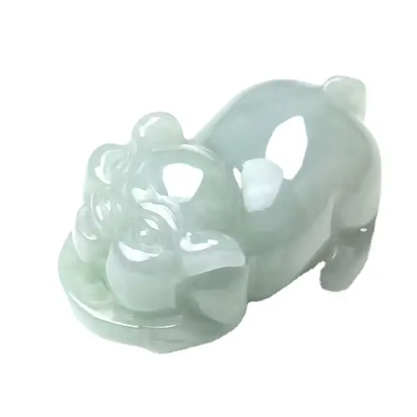 Guan Yu Jade Pendant Three-Dimensional Zodiac Pig - Image 6