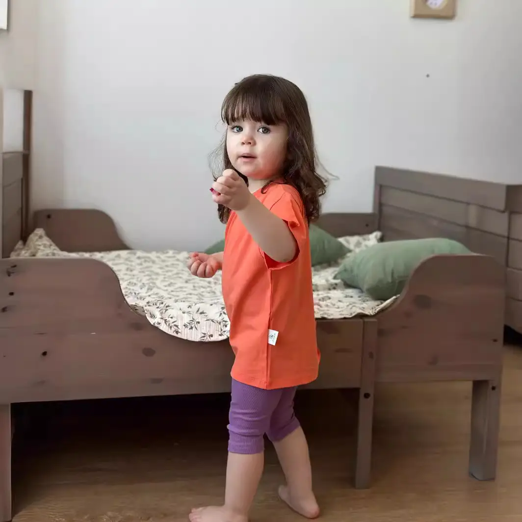 Baby Pure Cotton Summer T-Shirt Tops for Girls Boys - Image 7