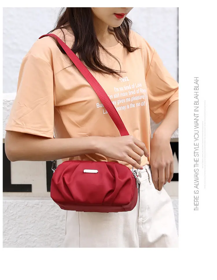Red Crossbody Bag for Women 2025 Spring — feature 10