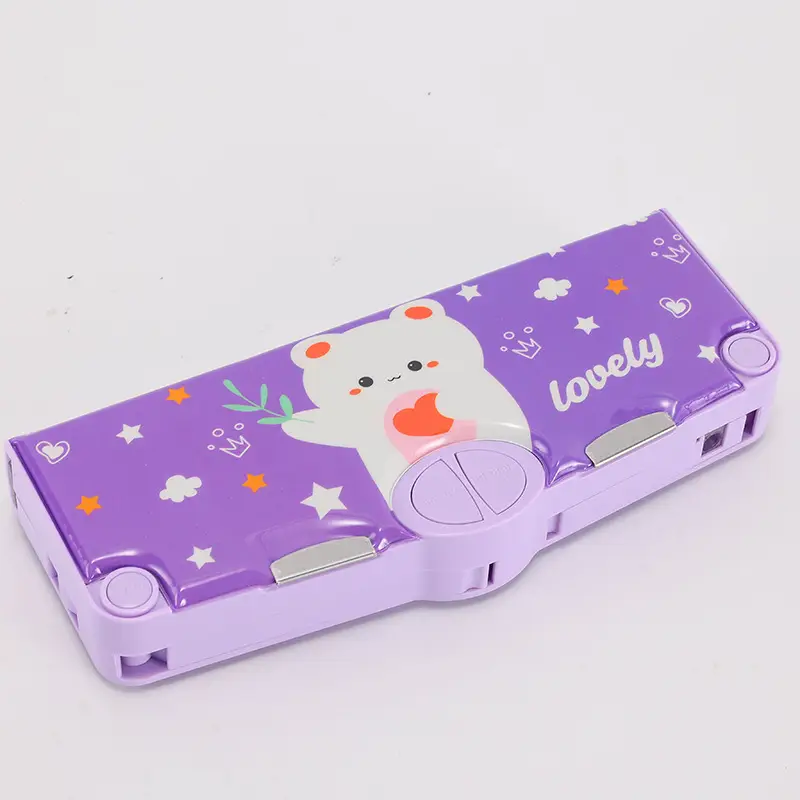 Single-sided [multi-function button] purple bear