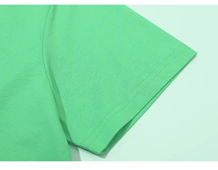 New Summer 25 Boys Pure Color T-Shirt Pure Cotton Medium Large — feature 19