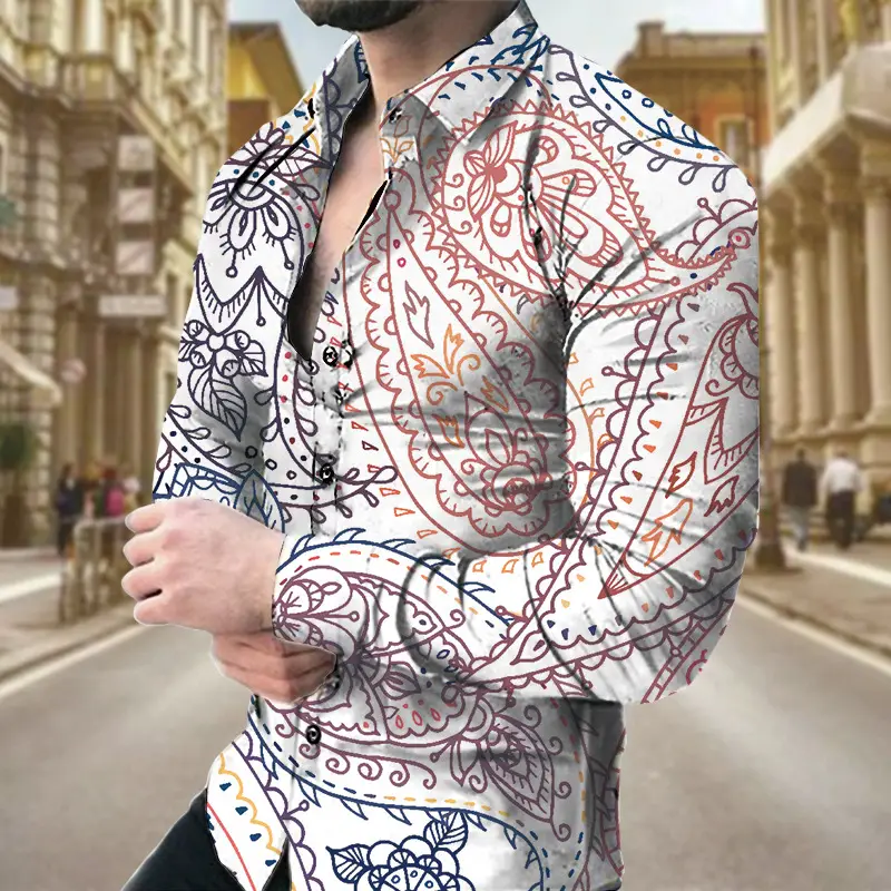 3D Printed Men's Pelis Pattern Shirt Plus Size 2026 - Image 6