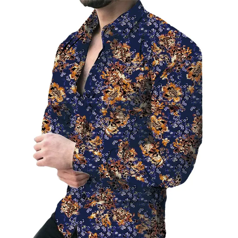 3D Printed Men's Pelis Pattern Shirt Plus Size 2026 - Image 12