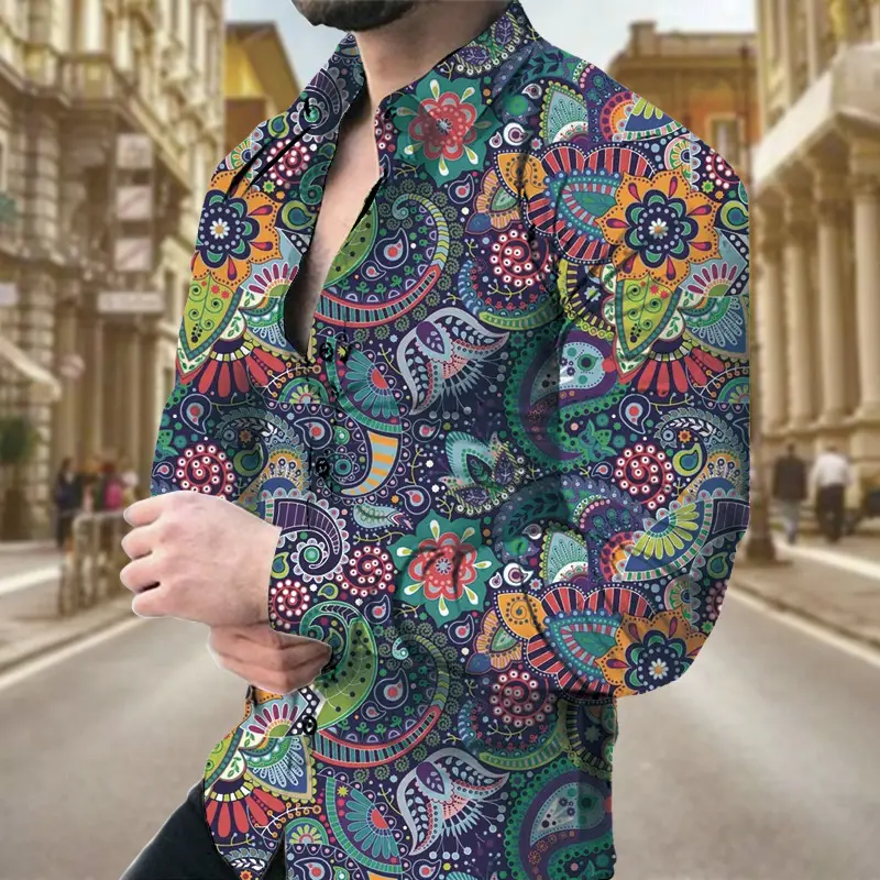 3D Printed Men's Pelis Pattern Shirt Plus Size 2026 - Image 10