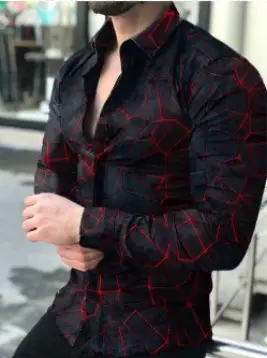 3D Printed Men's Pelis Pattern Shirt Plus Size 2026 - Image 11
