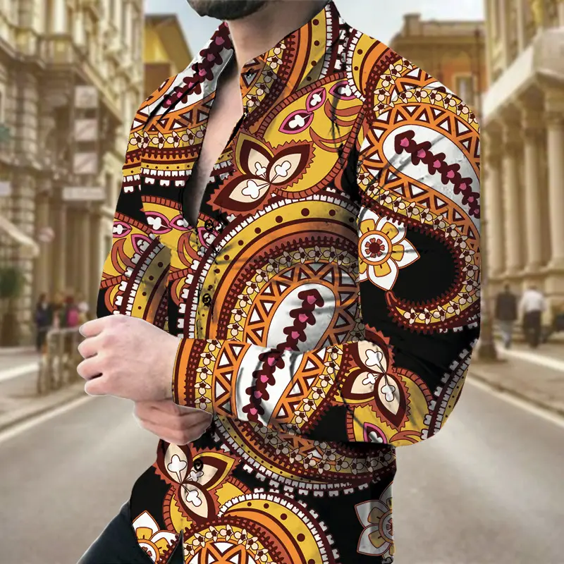 3D Printed Men's Pelis Pattern Shirt Plus Size 2026 - Image 7