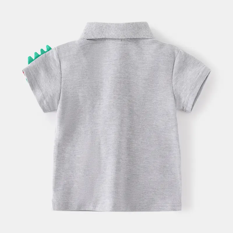 2024 Boys Cotton Polo Shirt with Cartoon Design - Image 4
