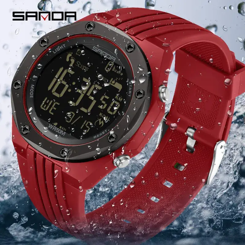 Sanda Digital Watch Sleep Monitor 10:06 PM