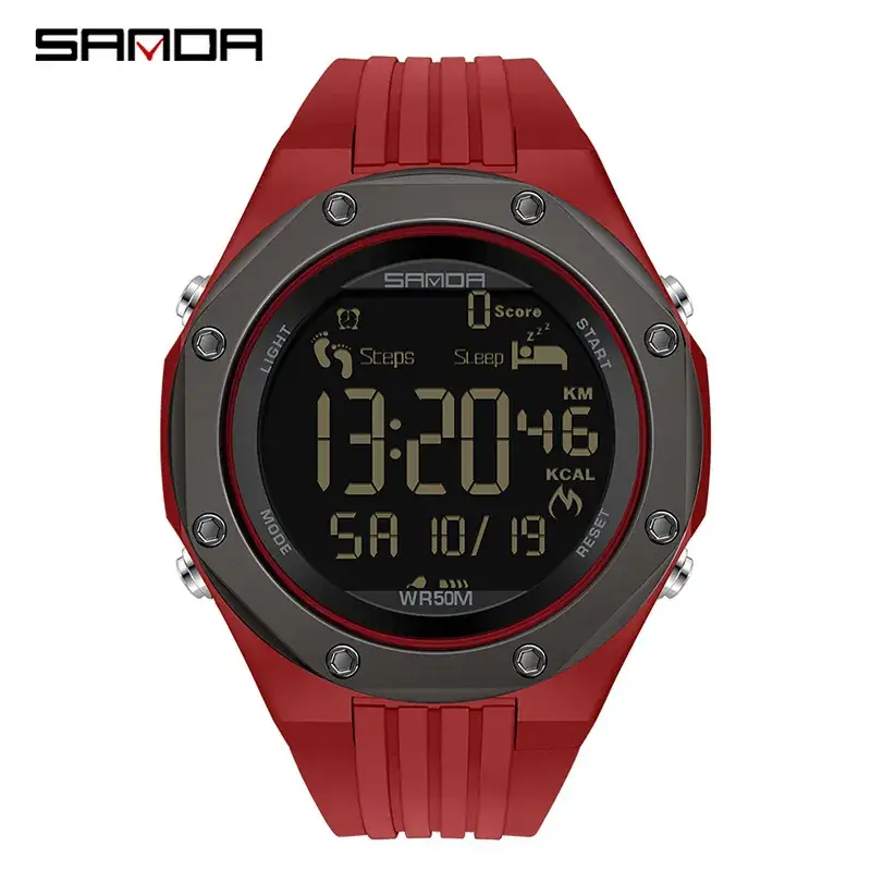 Sanda Digital Watch Sleep Monitor 10:06 PM