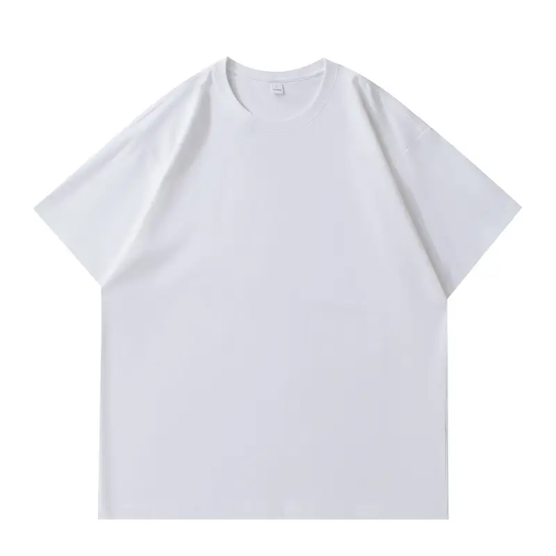 Men Navy Cotton T-Shirt Short Sleeve Crew Neck - Image 2