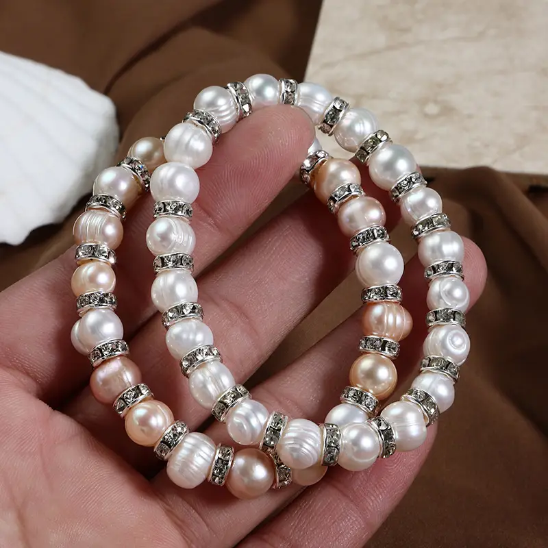 Pearl & Diamond Bracelet for Women Elegant Design - Image 4