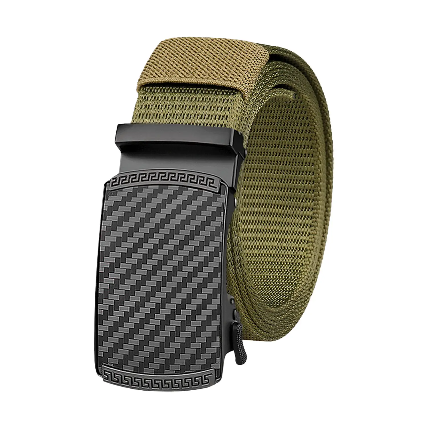 Automatic Buckle Canvas Belt Grey Tactical Waist Belt