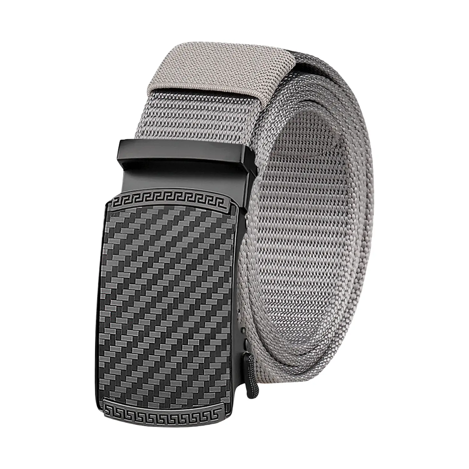 Automatic Buckle Canvas Belt Grey Tactical Waist Belt - Image 6