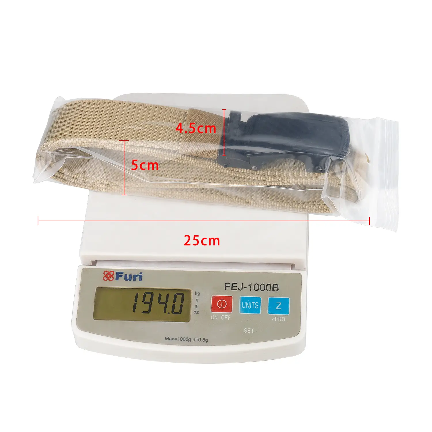 Automatic Buckle Canvas Belt Grey Tactical Waist Belt - Image 8