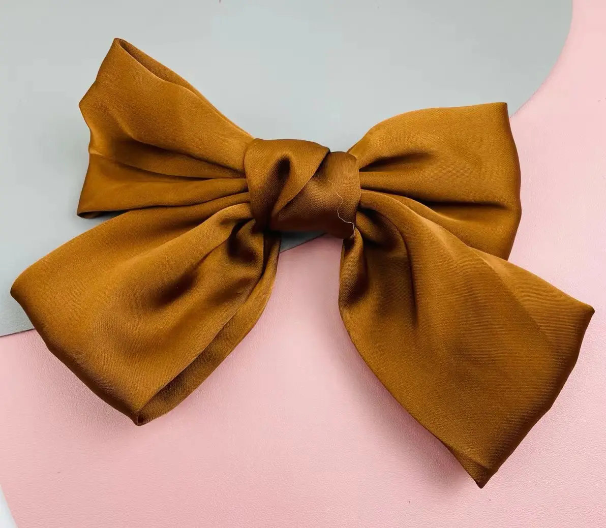 Japanese Style Satin Bow Hairpin Navy Blue - Image 41