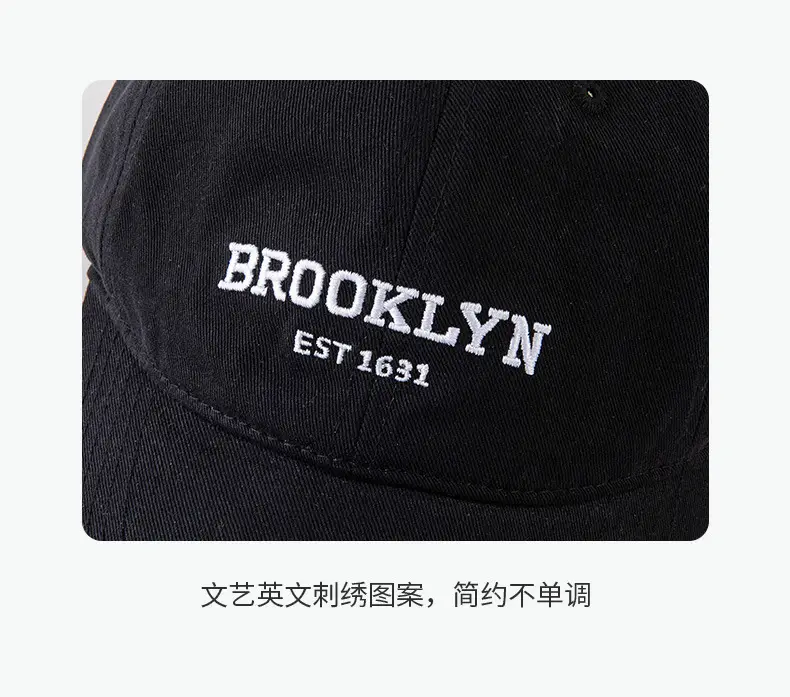 Brooklyn Embroidered Baseball Cap Tan Wide Brim — feature 18
