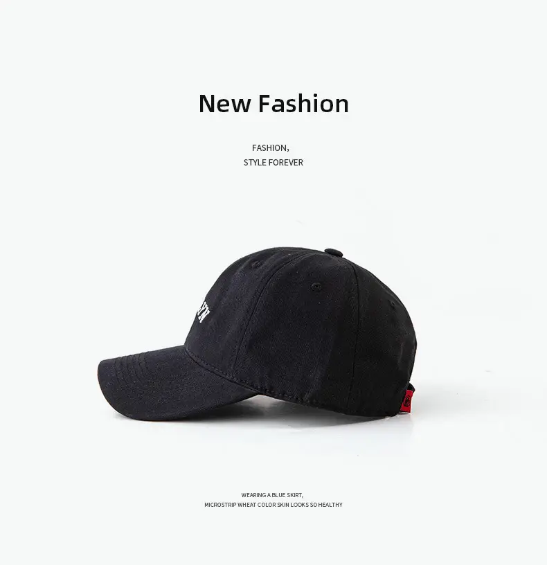 Brooklyn Embroidered Baseball Cap Tan Wide Brim — feature 4