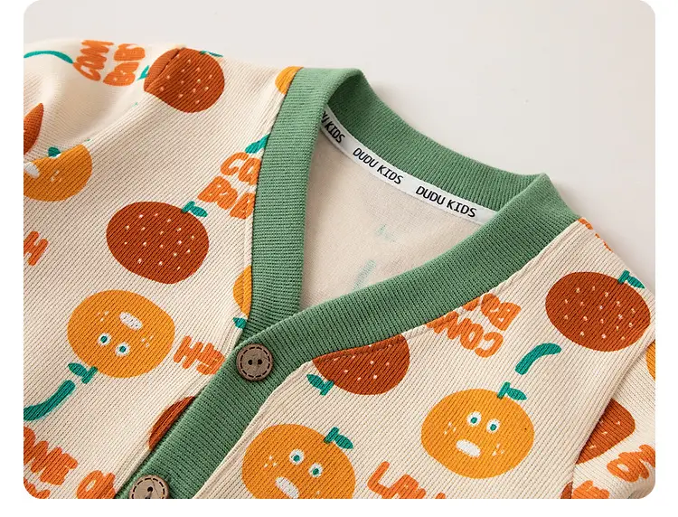 Baby Boys Spring Coat T-Shirt Pants Beige Cotton — feature 15