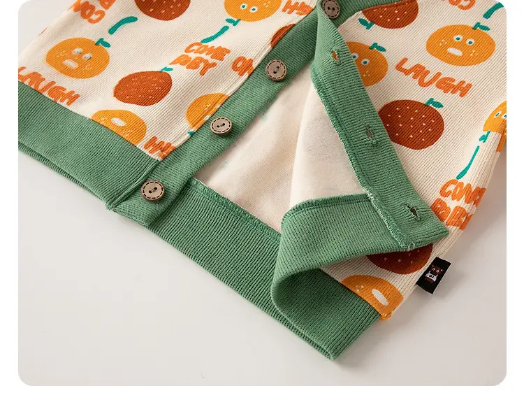 Baby Boys Spring Coat T-Shirt Pants Beige Cotton — feature 18