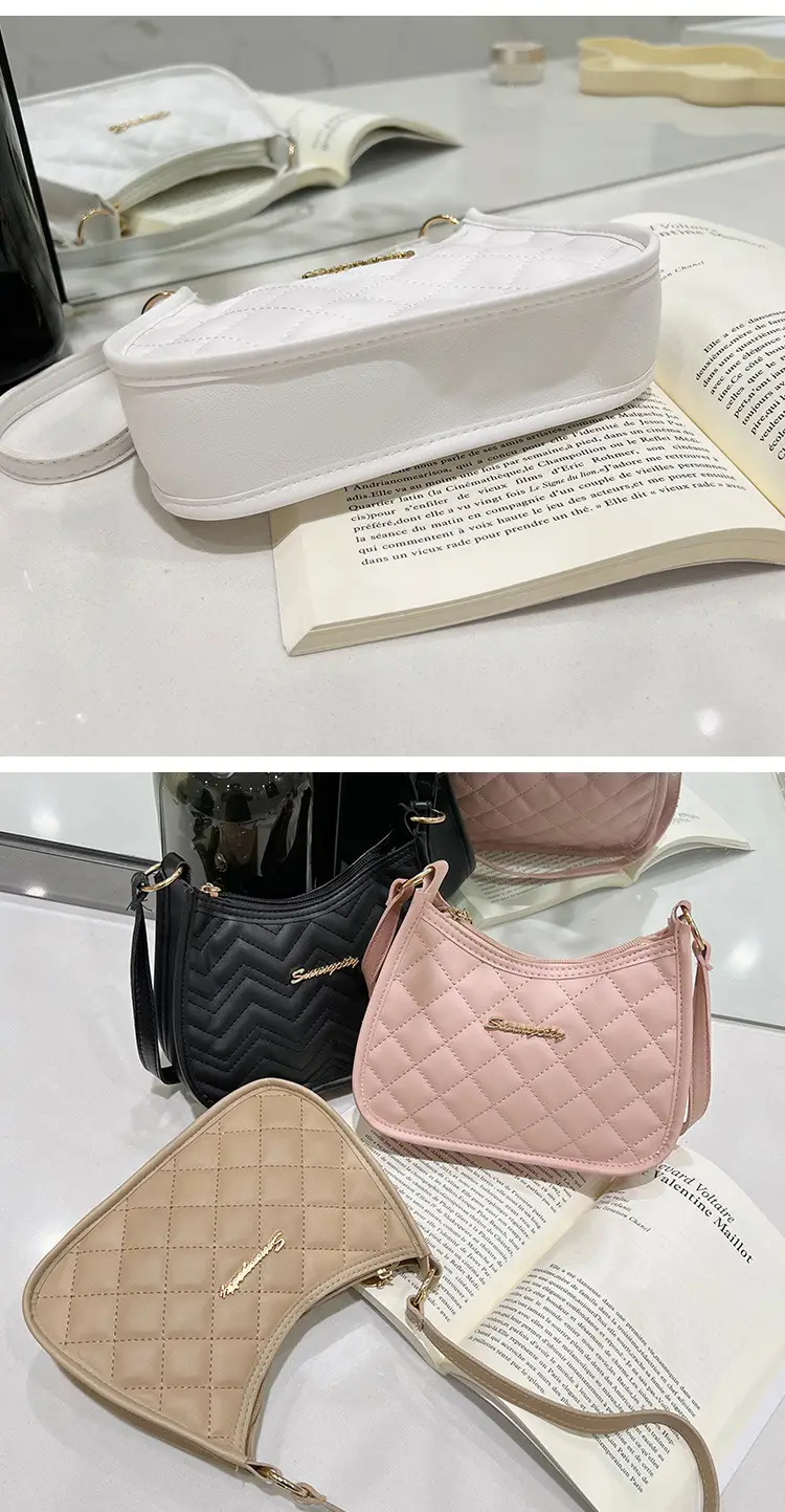 Pink Quilted Women's Shoulder Bag 2023 — feature 23
