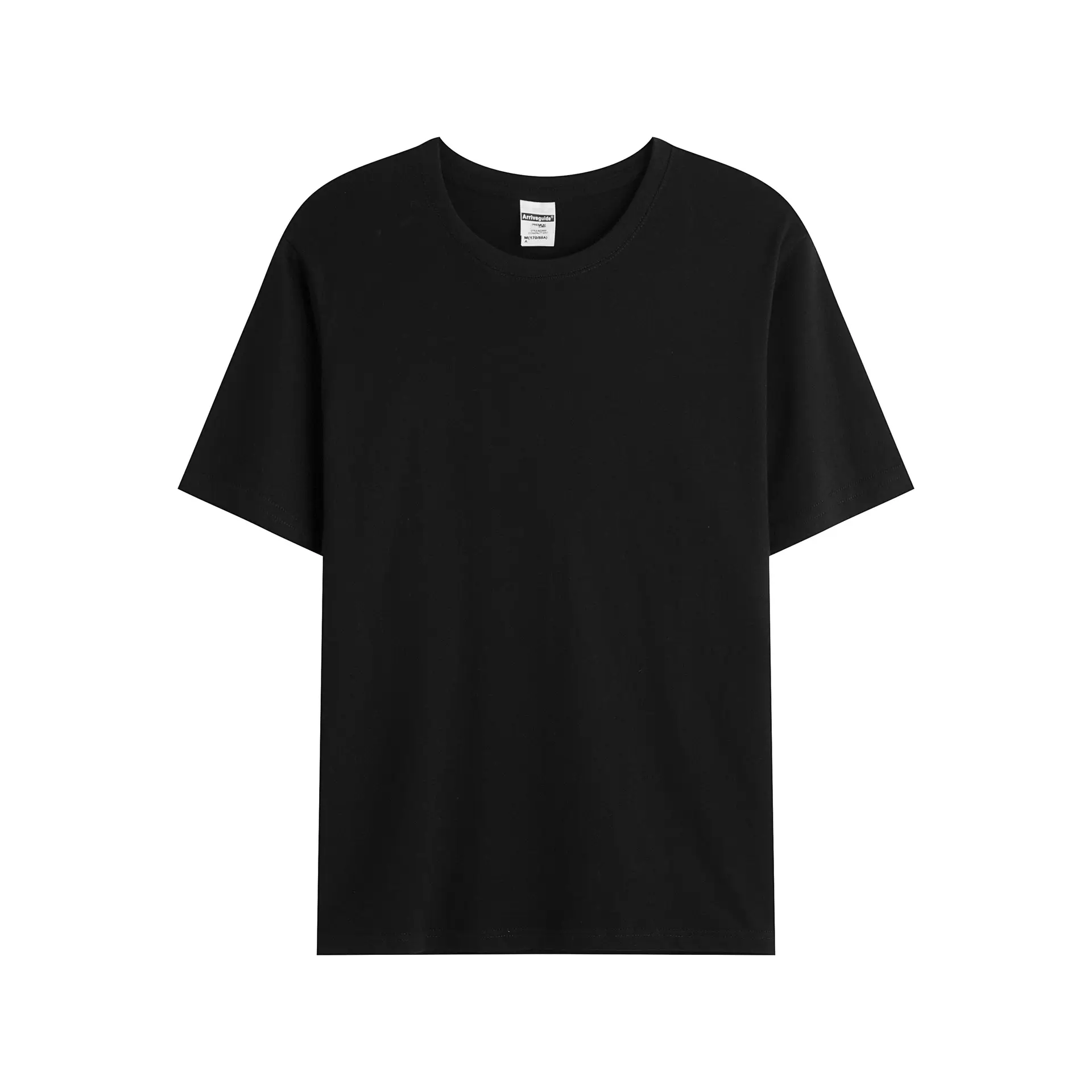 Men's Black Cotton Short Sleeve T-Shirt - Image 2