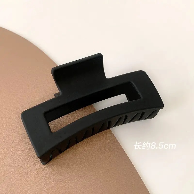 Brown Plastic Shark Hair Clip for Women Large Size - Image 4