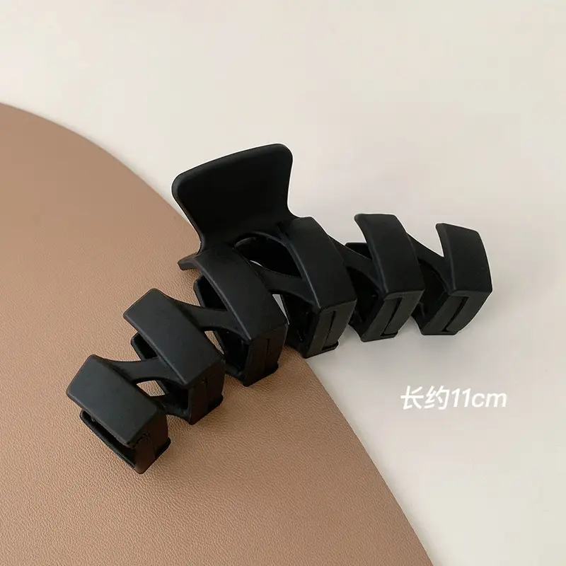 Brown Plastic Shark Hair Clip for Women Large Size - Image 6