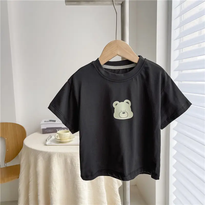Children Cotton Printed T-Shirt White 1884 Brand - Image 6