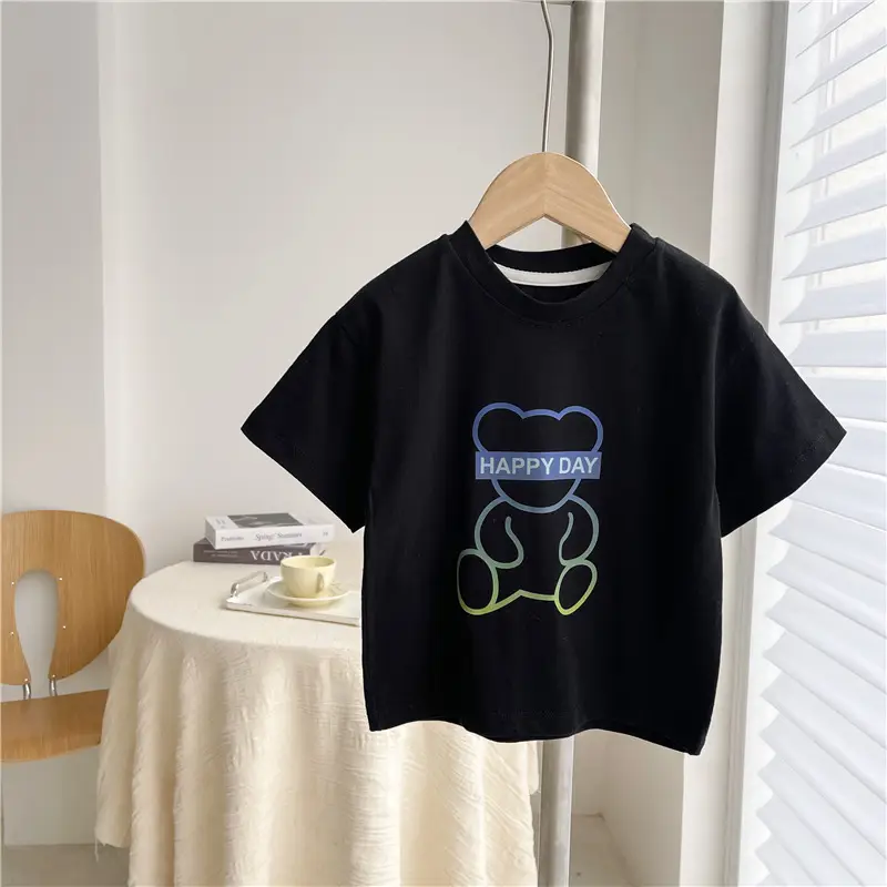 Children Cotton Printed T-Shirt White 1884 Brand - Image 9