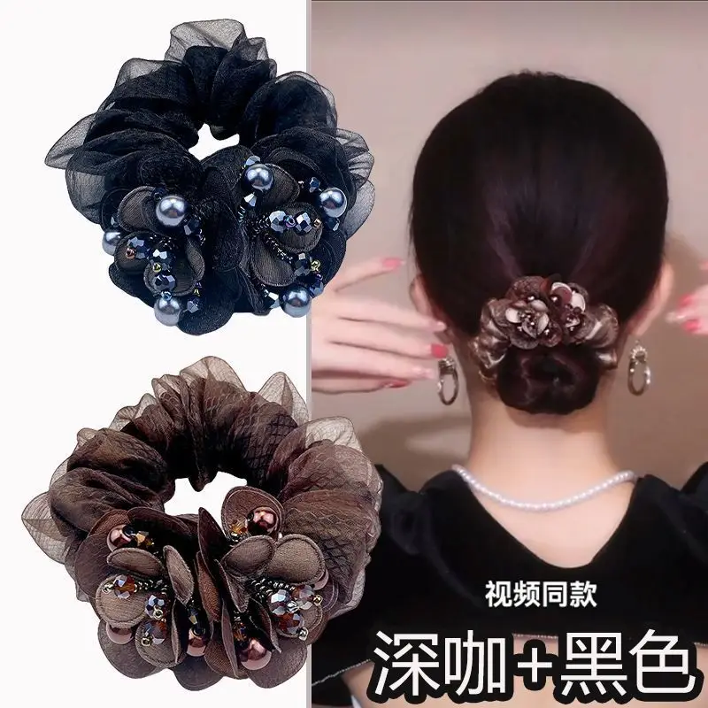 Clearance Hair Flower Head Rope for Women 35-50 Years Old — feature 1