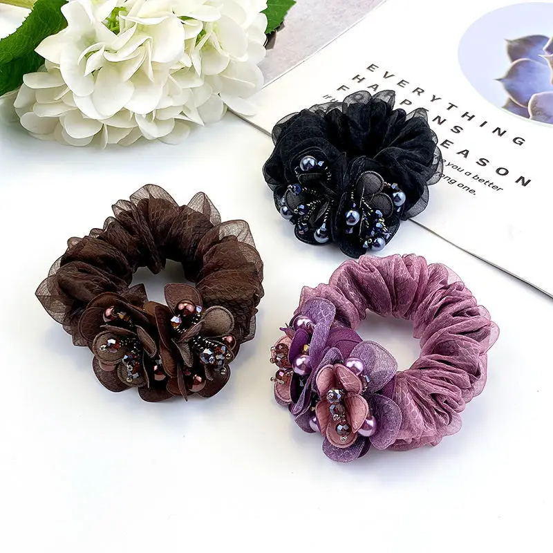 Clearance Hair Flower Head Rope for Women 35-50 Years Old — feature 12