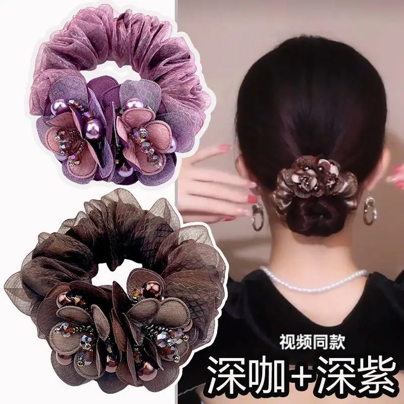 Clearance Hair Flower Head Rope for Women 35-50 Years Old — feature 4