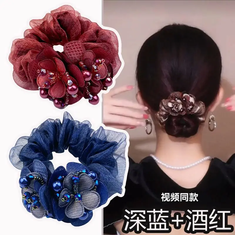 Clearance Hair Flower Head Rope for Women 35-50 Years Old — feature 5