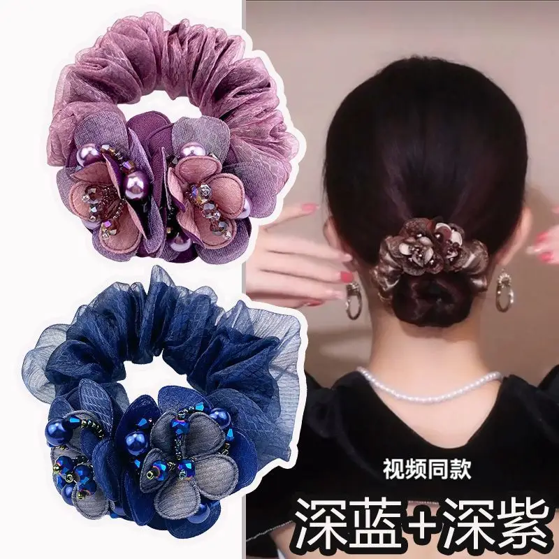 Clearance Hair Flower Head Rope for Women 35-50 Years Old — feature 6