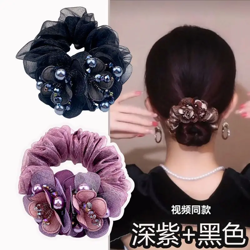 Clearance Hair Flower Head Rope for Women 35-50 Years Old — feature 7