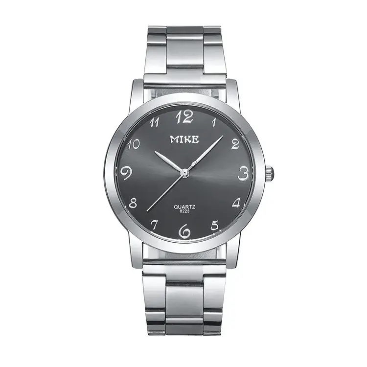 MIKE Digital Watch Steel Strap Quartz Couple Watch - Image 3