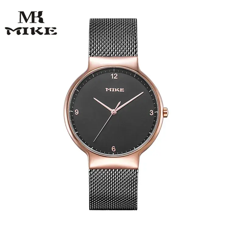 Women's Stainless Steel Mesh Band Quartz Watch Rose Gold Dial - Image 8