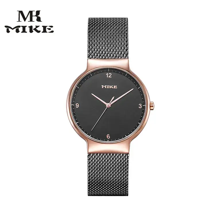Women's Stainless Steel Mesh Band Quartz Watch Rose Gold Dial - Image 10