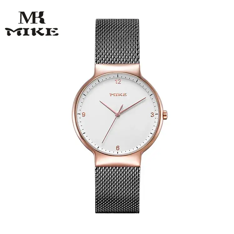 Women's Stainless Steel Mesh Band Quartz Watch Rose Gold Dial - Image 11