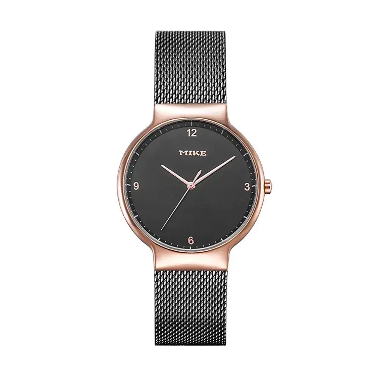 Women's Stainless Steel Mesh Band Quartz Watch Rose Gold Dial - Image 6