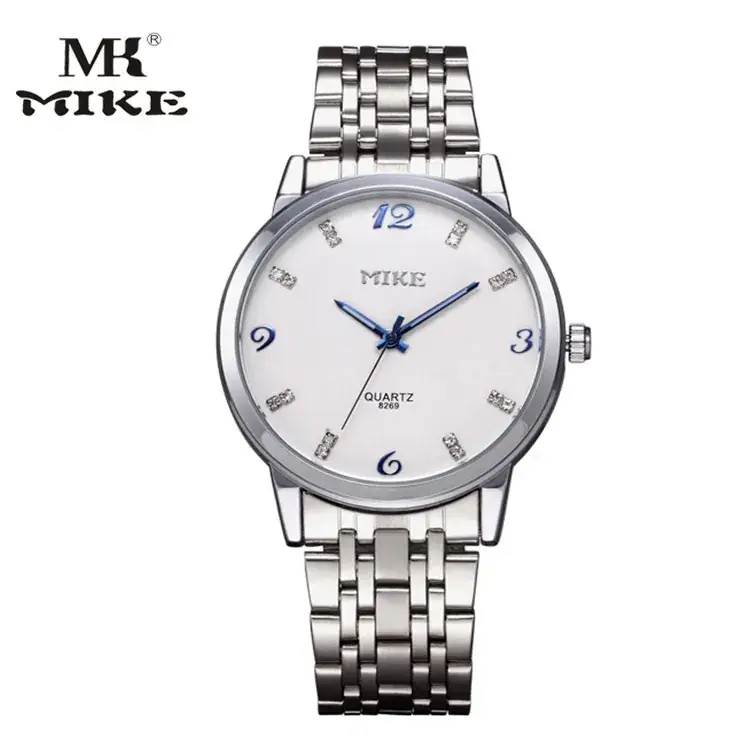 MIKE Women's Quartz Steel Belt Watch Black Dial - Image 7